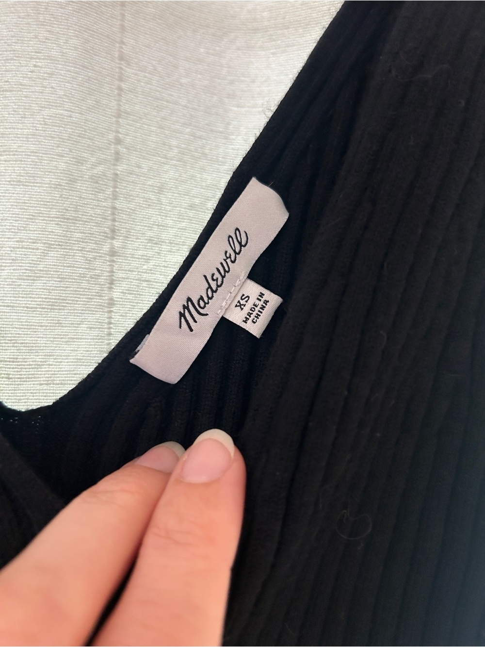Black Madewell Sweater Top - Picture 3 of 4